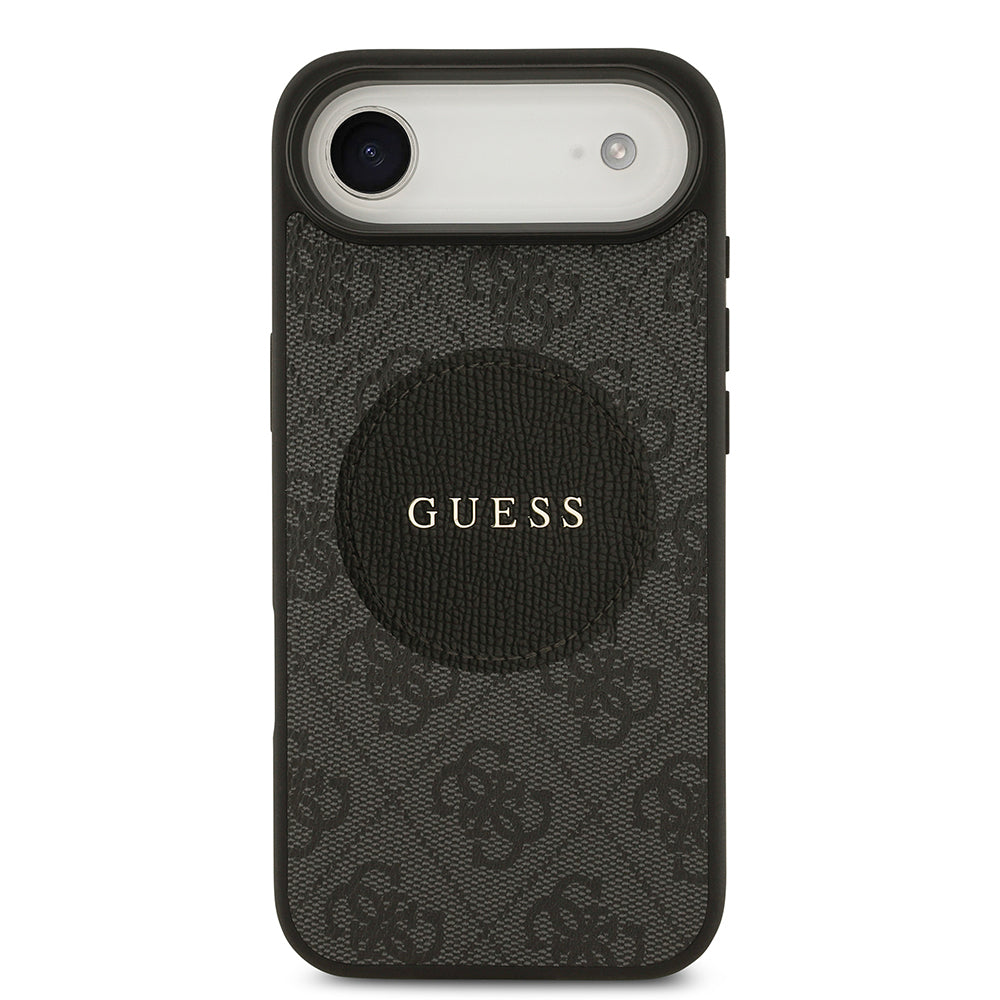 iPhone 17 Air Kılıf Guess Orijinal Lisanslı M-safe Şarj Özellikli Yazı Logolu Circle Classic Kılıf
