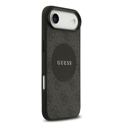 iPhone 17 Air Kılıf Guess Orijinal Lisanslı M-safe Şarj Özellikli Yazı Logolu Circle Classic Kılıf