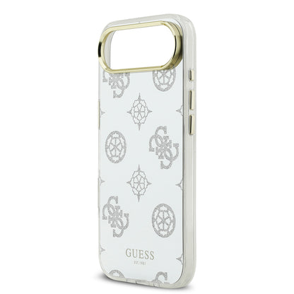 iPhone 17 Air Kılıf Guess Orijinal Lisanslı Metal Kamera Çerçeveli Simli Aynalı Kılıf