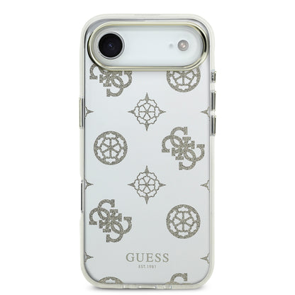 iPhone 17 Air Kılıf Guess Orijinal Lisanslı Metal Kamera Çerçeveli Simli Aynalı Kılıf
