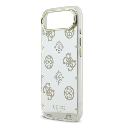 iPhone 17 Air Kılıf Guess Orijinal Lisanslı Metal Kamera Çerçeveli Simli Aynalı Kılıf