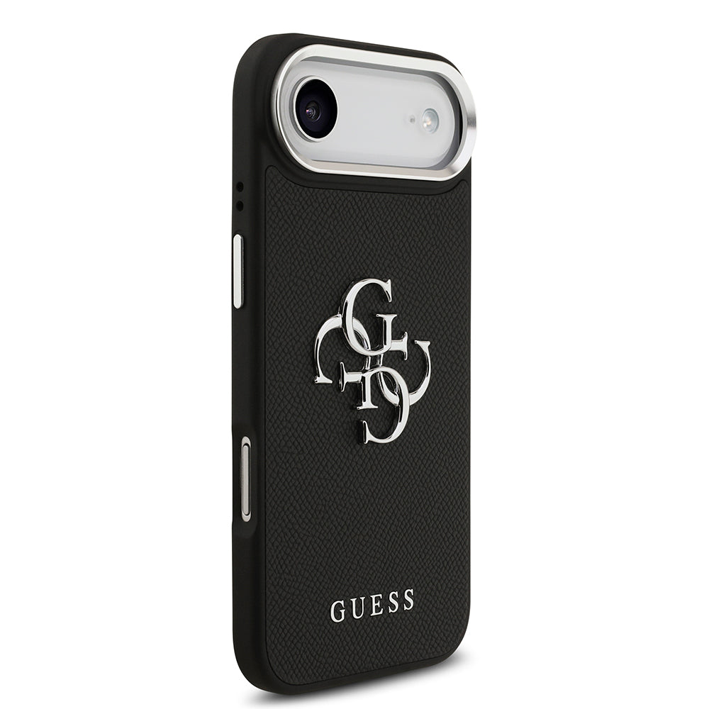 iPhone 17 Air Kılıf Guess Orijinal Lisanslı PU Deri 4G Büyük Metal Logo Dizaynlı Kılıf