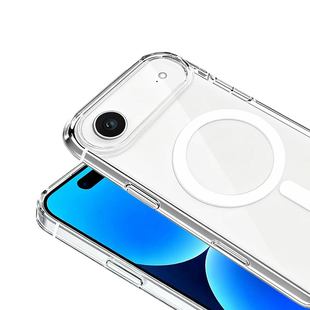 iPhone 17 Air Kılıf IC Çipli Zore Wireless Şarj Özellikli Şeffaf Orjin Kılıf