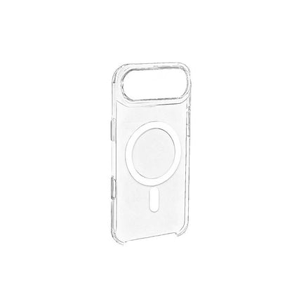 iPhone 17 Air Kılıf IC Çipli Zore Wireless Şarj Özellikli Şeffaf Orjin Kılıf