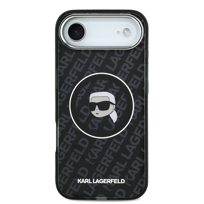 iPhone 17 Air Kılıf Karl Lagerfeld Orijinal Lisanslı IML Baskılı KL Heads Kılıf