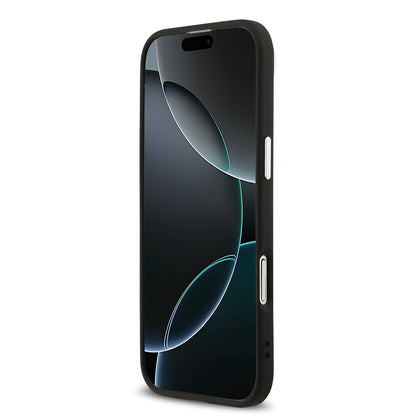 iPhone 17 Air Kılıf Karl Lagerfeld Orijinal Lisanslı M-safe Şarj Özellikli Metal Kamera ve Buton Tasarımlı Karl PU Deri Kılıf