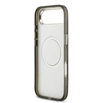 iPhone 17 Air Kılıf Karl Lagerfeld Orijinal Lisanslı Parlayan Simli Karl & Choupette Heads Kılıf