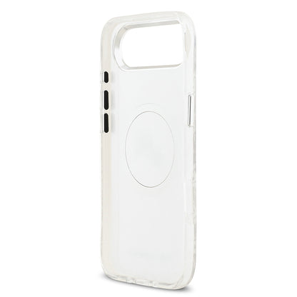 iPhone 17 Air Kılıf Karl Lagerfeld Orijinal Lisanslı Parlayan Simli Karl & Choupette Heads Kılıf