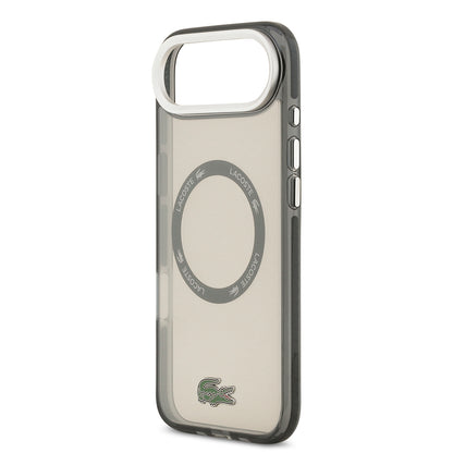 iPhone 17 Air Kılıf Lacoste Orijinal Lisanslı M-safe Şarj Özellikli İkonik Timsah Logolu Buzlu Kılıf