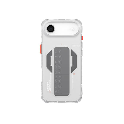 iPhone 17 Air Kılıf M-Safe Şarj Özellikli Airbag Tasarımlı Standlı Skinarma Haxa Kılıf
