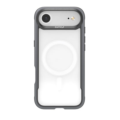 iPhone 17 Air Kılıf M-safe Şarj Özellikli Airbagli Raptic Shield Serisi Şeffaf Arka Yüzey Kılıf
