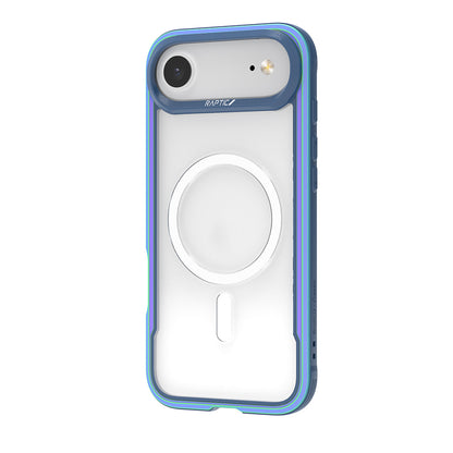 iPhone 17 Air Kılıf M-safe Şarj Özellikli Airbagli Raptic Shield Serisi Şeffaf Arka Yüzey Kılıf