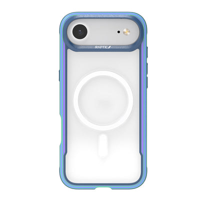 iPhone 17 Air Kılıf M-safe Şarj Özellikli Airbagli Raptic Shield Serisi Şeffaf Arka Yüzey Kılıf