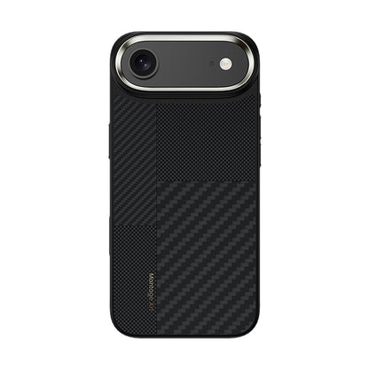 iPhone 17 Air Kılıf M-safe Şarj Özellikli Karbon Fiber Benks Montage Hybrid ArmorPro Kevlar Kılıf