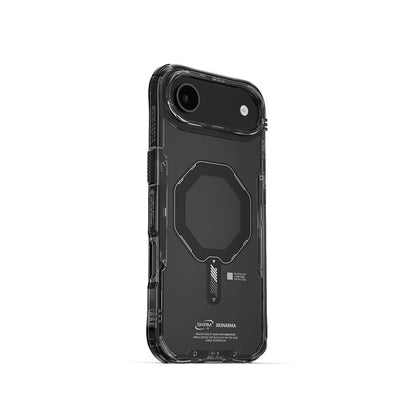 iPhone 17 Air Kılıf M-safe Şarj Özellikli Şeffaf Airbag Tasarımlı Skinarma Saido Mag-Charge Kılıf
