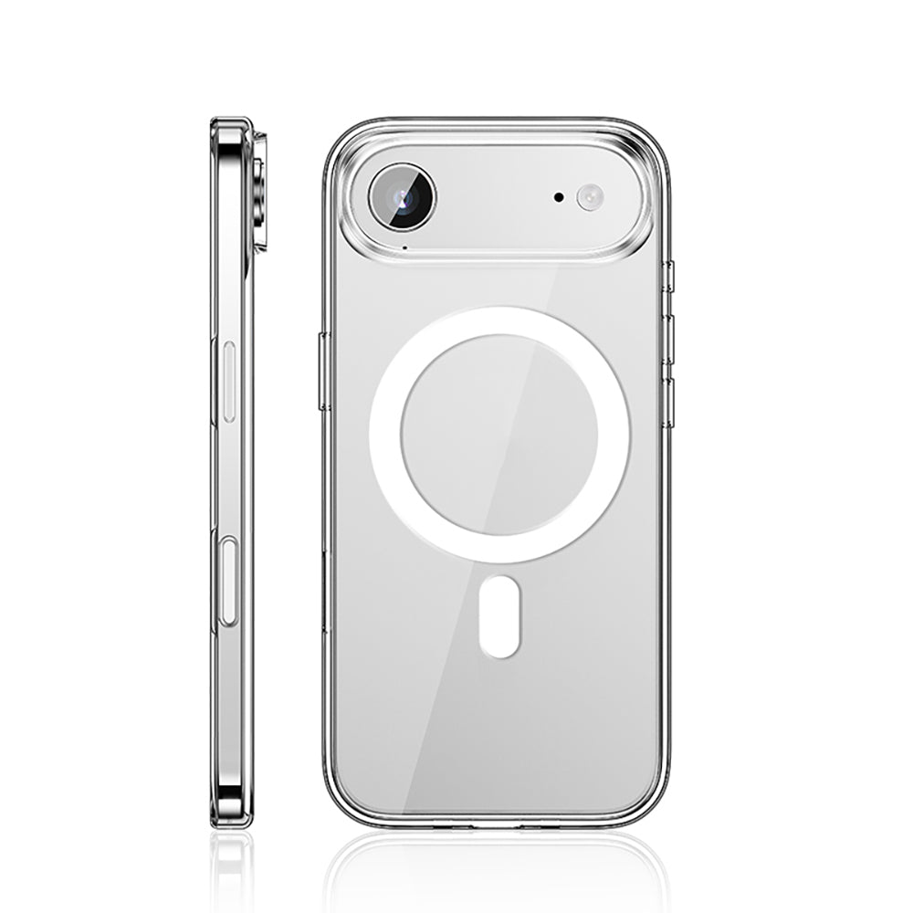 iPhone 17 Air Kılıf M-safe Şarj Özellikli Transparan Sert PC Wlons Pita Kılıf