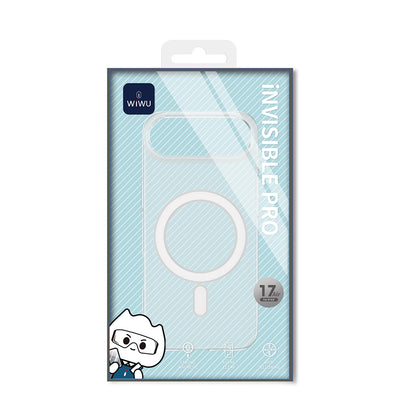 iPhone 17 Air Kılıf M-safe Şarj Özellikli Wiwu YXK-207 Invisible Pro Sert PC Kılıf