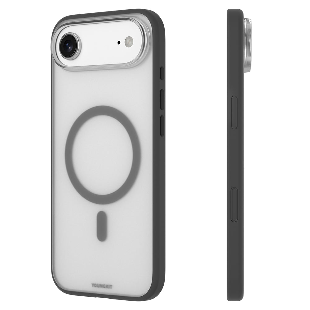 iPhone 17 Air Kılıf M-safe Şarj Özellikli Youngkit Clear Serisi Kılıf