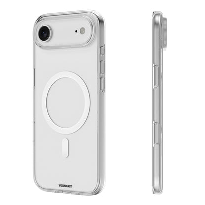 iPhone 17 Air Kılıf M-safe Şarj Özellikli Youngkit Clear Serisi Kılıf