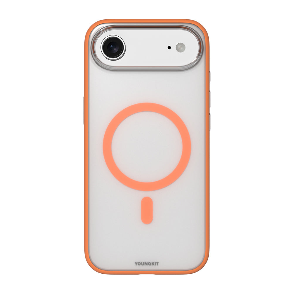 iPhone 17 Air Kılıf M-safe Şarj Özellikli Youngkit Clear Serisi Kılıf