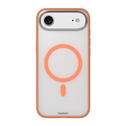 iPhone 17 Air Kılıf M-safe Şarj Özellikli Youngkit Clear Serisi Kılıf