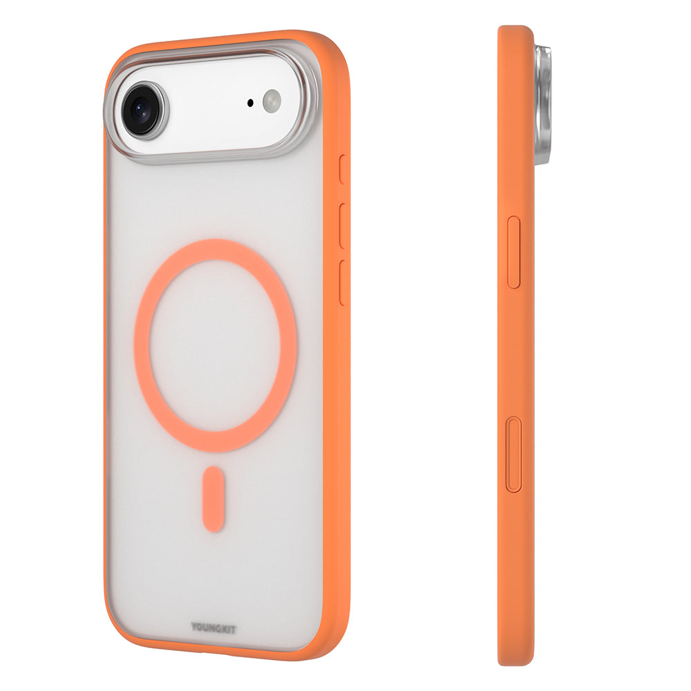 iPhone 17 Air Kılıf M-safe Şarj Özellikli Youngkit Clear Serisi Kılıf