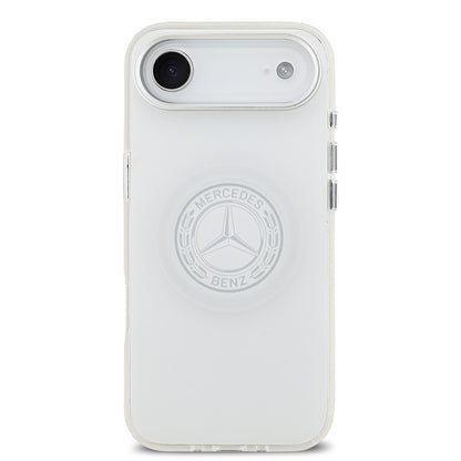 iPhone 17 Air Kılıf Mercedes Benz Orijinal Lisanslı M-safe Şarj Özellikli Buzlu PC Nostaljik Yıldız Dizayn Kılıf