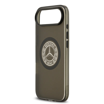 iPhone 17 Air Kılıf Mercedes Benz Orijinal Lisanslı M-safe Şarj Özellikli Buzlu PC Nostaljik Yıldız Dizayn Kılıf