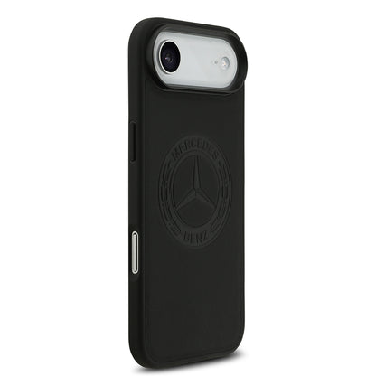 iPhone 17 Air Kılıf Mercedes Benz Orijinal Lisanslı M-safe Şarj Özellikli Hakiki Deri Nostaljik Yıldız Dizayn Kılıf