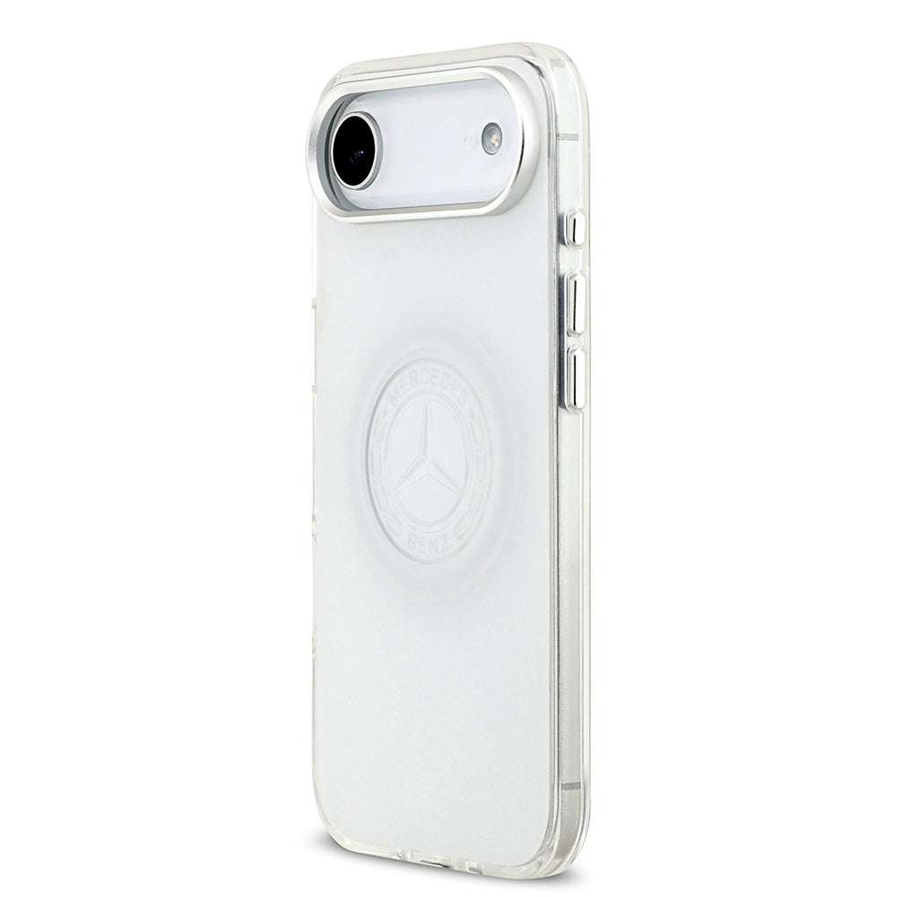 iPhone 17 Air Kılıf Mercedes Benz OrijinalLisanslı M-safe Şarj Özellikli Buzlu PC Nostaljik Yıldız Dizayn Kılıf