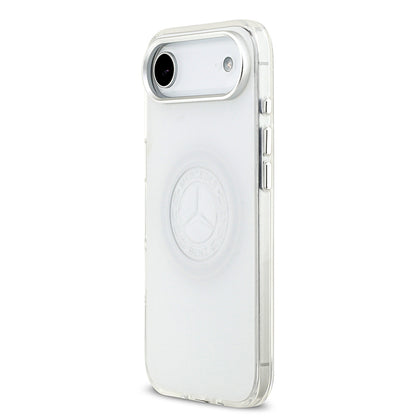 iPhone 17 Air Kılıf Mercedes Benz OrijinalLisanslı M-safe Şarj Özellikli Buzlu PC Nostaljik Yıldız Dizayn Kılıf
