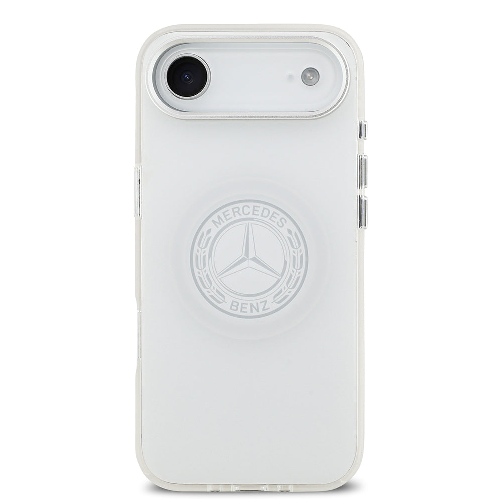 iPhone 17 Air Kılıf Mercedes Benz OrijinalLisanslı M-safe Şarj Özellikli Buzlu PC Nostaljik Yıldız Dizayn Kılıf