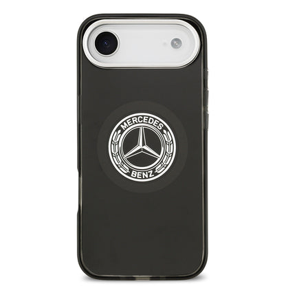iPhone 17 Air Kılıf Mercedes Benz OrijinalLisanslı M-safe Şarj Özellikli Çift Katmanlı PC Nostaljik Yıldız Dizayn Kılıf