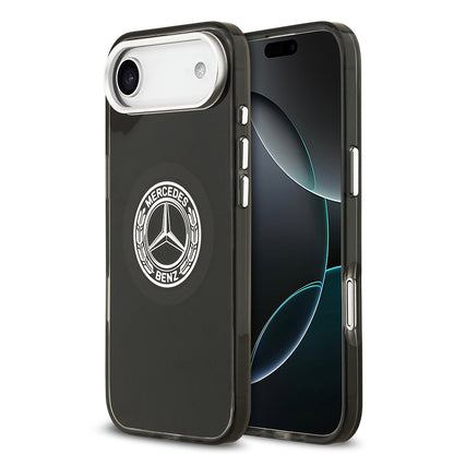 iPhone 17 Air Kılıf Mercedes Benz OrijinalLisanslı M-safe Şarj Özellikli Çift Katmanlı PC Nostaljik Yıldız Dizayn Kılıf