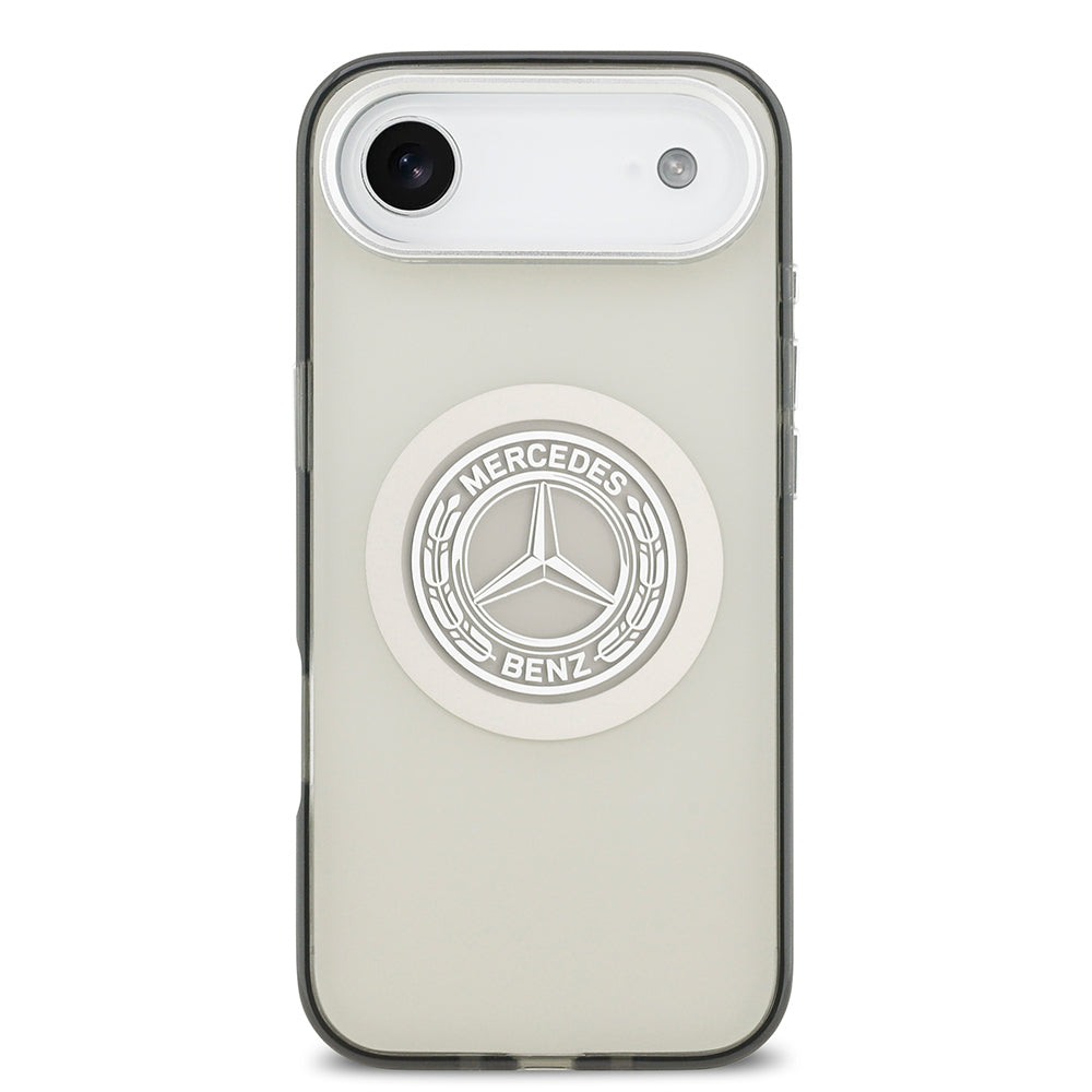 iPhone 17 Air Kılıf Mercedes Benz OrijinalLisanslı M-safe Şarj Özellikli Çift Katmanlı PC Nostaljik Yıldız Dizayn Kılıf