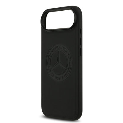 iPhone 17 Air Kılıf Mercedes Benz OrijinalLisanslı M-safe Şarj Özellikli Hakiki Deri Nostaljik Yıldız Dizayn Kılıf