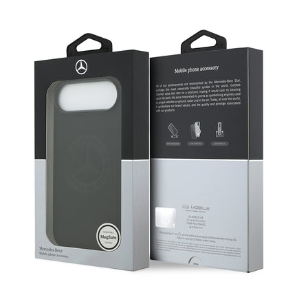 iPhone 17 Air Kılıf Mercedes Benz OrijinalLisanslı M-safe Şarj Özellikli Hakiki Deri Nostaljik Yıldız Dizayn Kılıf