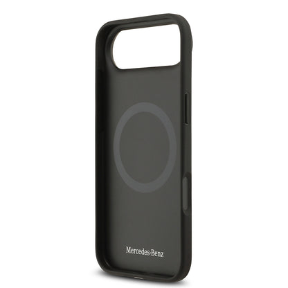 iPhone 17 Air Kılıf Mercedes Benz OrijinalLisanslı M-safe Şarj Özellikli Hakiki Deri Nostaljik Yıldız Dizayn Kılıf