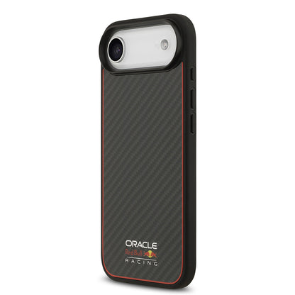 iPhone 17 Air Kılıf Redbull Orijinal Lisanslı M-safe Şarj Özellikli Karbon Fiber Parlayan Logolu Kılıf