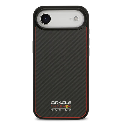 iPhone 17 Air Kılıf Redbull Orijinal Lisanslı M-safe Şarj Özellikli Karbon Fiber Parlayan Logolu Kılıf