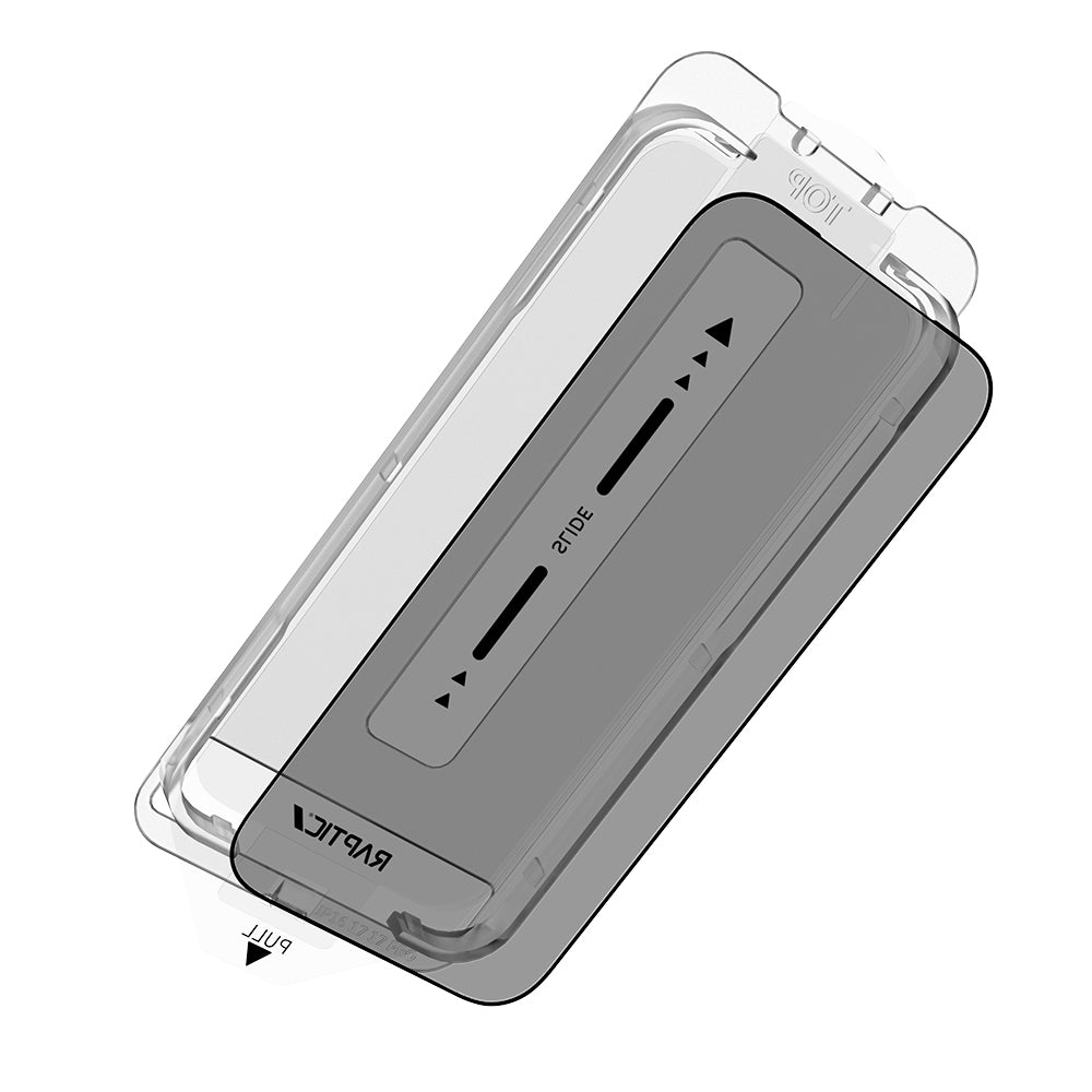 iPhone 17 Air Raptic Air Glass 2.5D Privacy Hayalet Ekran Koruyucu 2 Adet + Kolay Uygulama Aparatlı