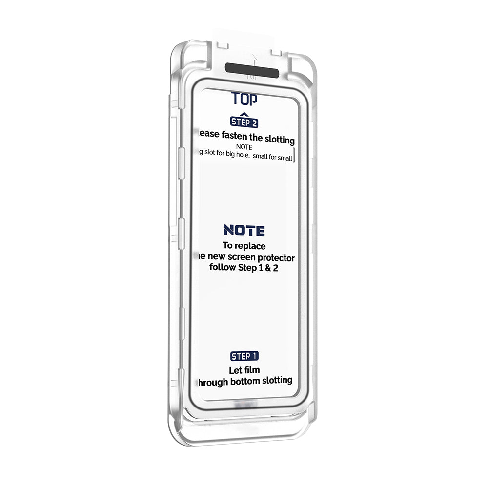 iPhone 17 Air Wiwu SQ-008 Oleofobik Easy Install Darbeye Karşı Dayanıklı Temperli Cam Ekran Koruyucu + Kolay Uygulama Aparatlı