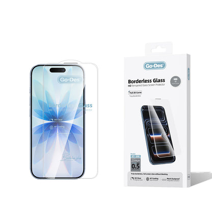 iPhone 17 Go Des Borderless Temperli Cam Ekran Koruyucu