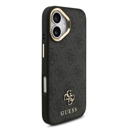 iPhone 17 Guess Orijinal Lisanslı 4G ve Yazı Logolu Kılıf + Ekran Koruyucu + Lens Koruyucu 3in1 Aksesuar Seti