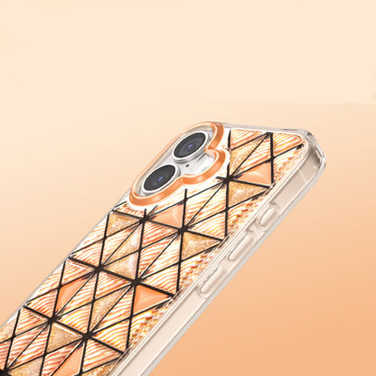 iPhone 17 Kılıf 3D Buz Blok Desenli Zore Paris Kairo TPU Kılıf
