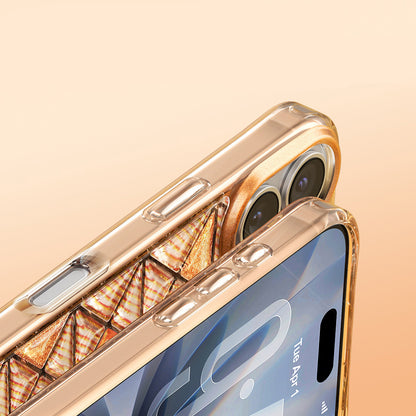iPhone 17 Kılıf 3D Buz Blok Desenli Zore Paris Kairo TPU Kılıf
