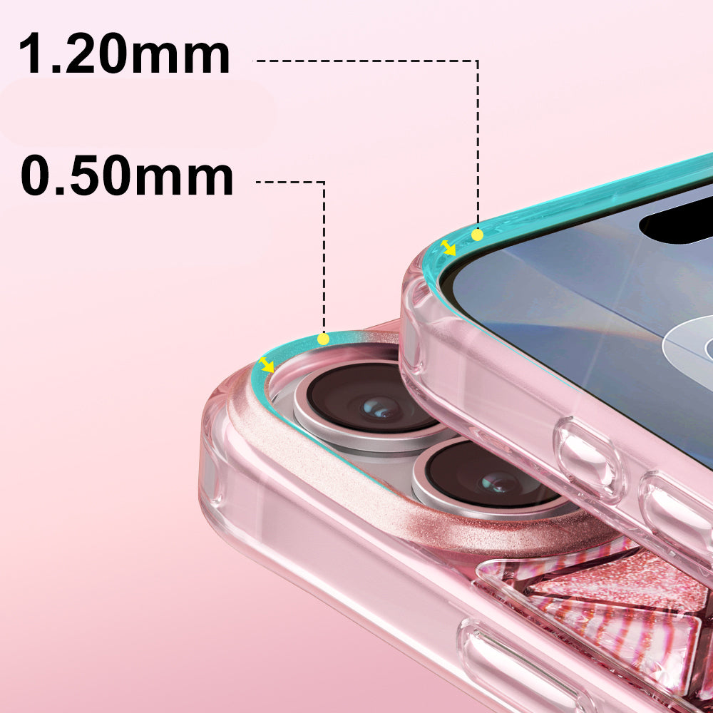 iPhone 17 Kılıf 3D Buz Blok Desenli Zore Paris Kairo TPU Kılıf