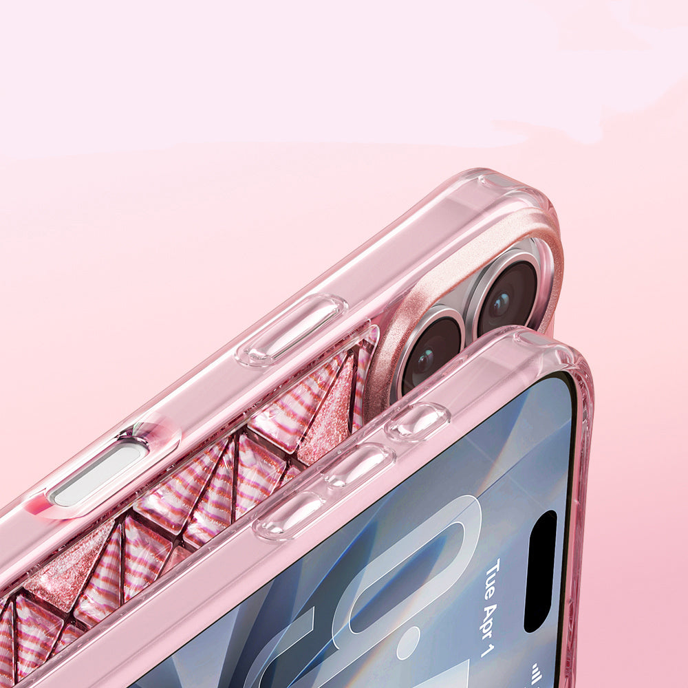 iPhone 17 Kılıf 3D Buz Blok Desenli Zore Paris Kairo TPU Kılıf