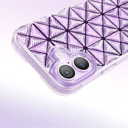 iPhone 17 Kılıf 3D Buz Blok Desenli Zore Paris Kairo TPU Kılıf