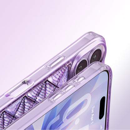 iPhone 17 Kılıf 3D Buz Blok Desenli Zore Paris Kairo TPU Kılıf